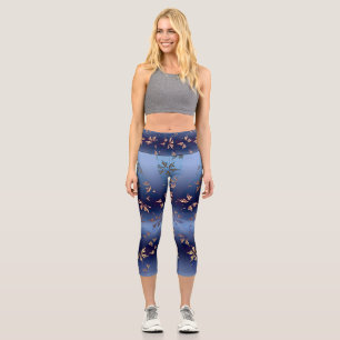 Leggings Capri Motif d'or Sun Burst