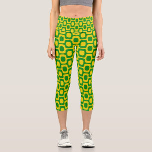 Leggings Capri Motif du trottoir d'Ipanema, Motif de plage, Brési