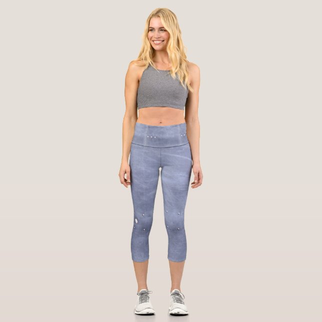 Leggings Capri Motif en métal rivé sur capris (Recto)