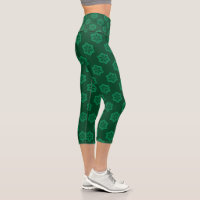 Motif étoile Green Snowflake