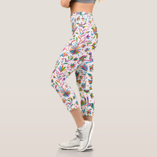 Leggings Capri Motif lumineux à l'ottomi mexicain