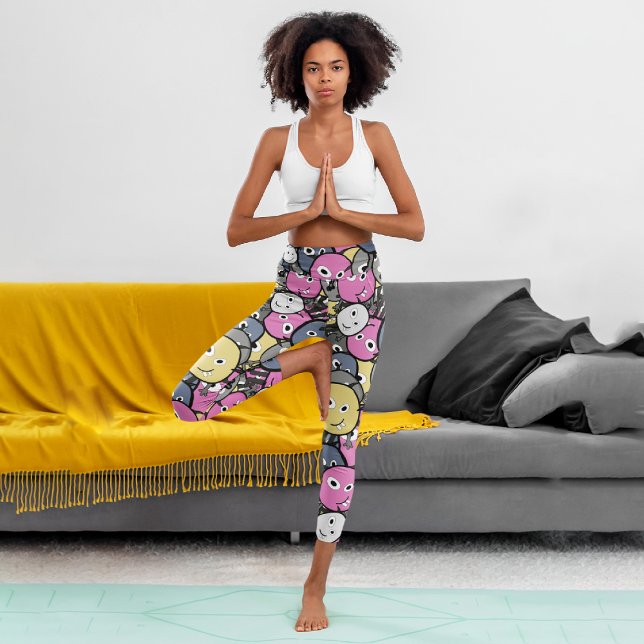 Leggings Capri Motif Monsters (Créateur téléchargé)