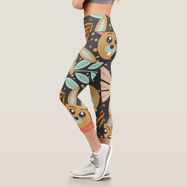 Leggings Capri Motif naturel (Gauche)