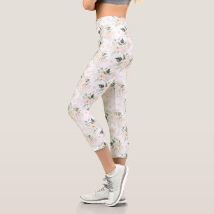 Leggings Capri Motif rose Floral Garden