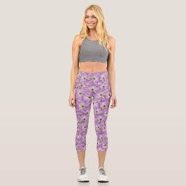 Leggings Capri Motif sans joint