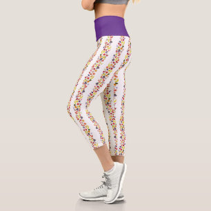 Leggings Capri Motif Willy Wonka Lickable Wallpaper