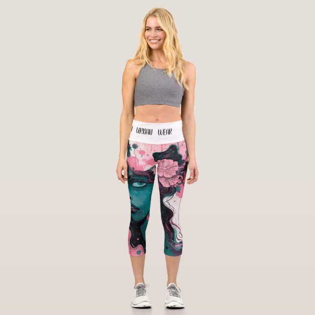 LEGGINGS CAPRI MUSSA FLORAL (Recto)