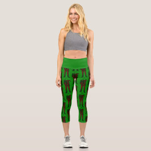 Leggings Capri Noël affreux fêtes frankenstein spookmas