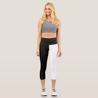 Leggings Capri Noir et blanc