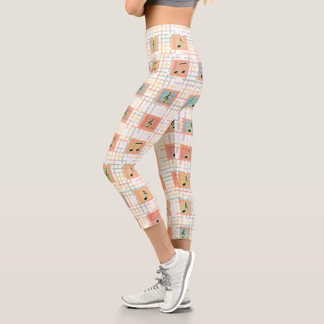 Leggings Capri Notes de musique (Gauche)