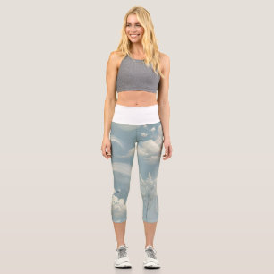 Leggings Capri Nuages éthérés