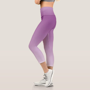 Leggings Capri Ombre violet simple
