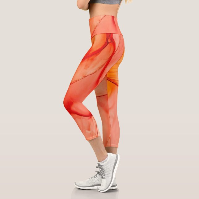 Leggings Capri Orange Sherbet (Gauche)