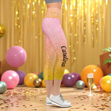 Paillettes Or Jaune Rose Ombré Brillance