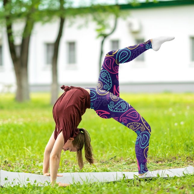 Leggings Capri Paisley (Créateur téléchargé)