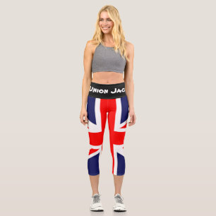 Leggings Capri Pantalon de yoga de Union Jack