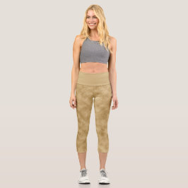 Leggings Capri Parties scintillant d'or Girly Faux