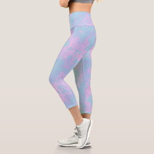 Leggings Capri Pastel Marbré 