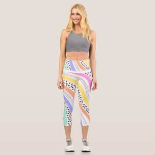 Leggings Capri PATTERNEL Capris haut taille