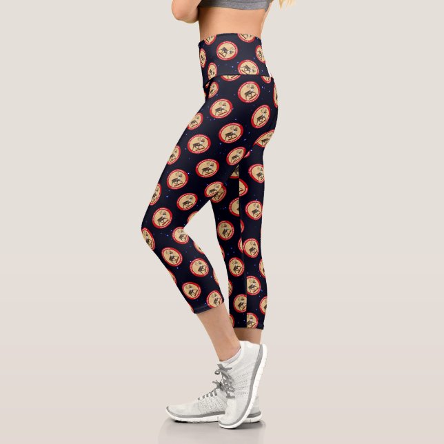 Leggings Capri Père Noël - 1er Escadron de transport aérien polai (Gauche)