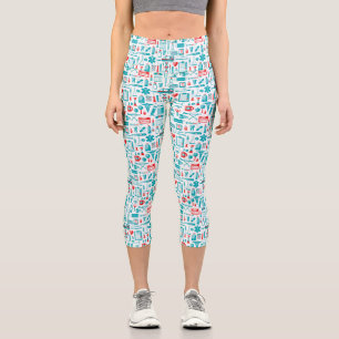 Leggings Capri Personnel infirmier Médicale Hôpital Bénévole 