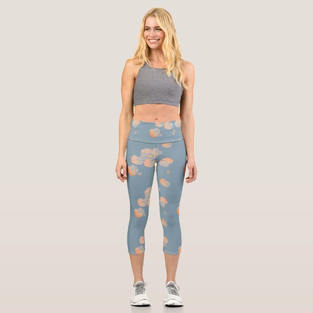 Leggings Capri Pétales en chute (Recto)