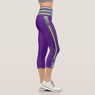 Leggings Capri Pilates Leg Springs deviennent Capris haute taille