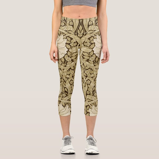 Leggings Capri Pimpernel Gold, William Morris (Recto)