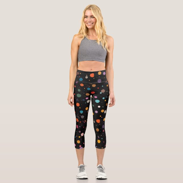 Leggings Capri Points de polka (Recto)