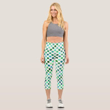 Pois verts et bleus Motif sans couture