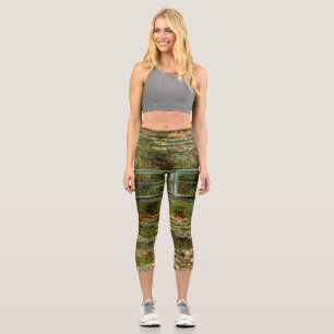 Leggings Capri Pont français de Monet Giverney