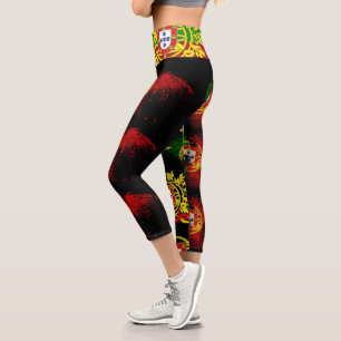 Leggings Capri Portugais conçoit Capris haut taille