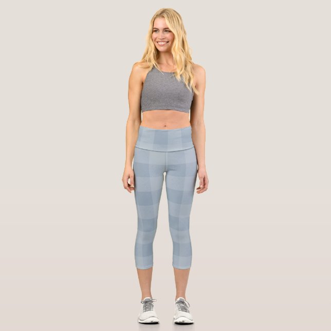 Leggings Capri Rainy Blue Star Speckled En vichy (Recto)