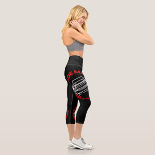 Leggings Capri Renéguer les jambes des équipes mafieuses