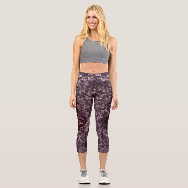 Leggings Capri Rose Mandala (Recto)