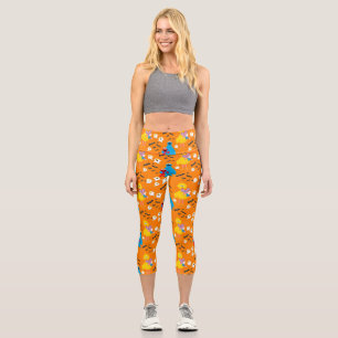 Leggings Capri Sesame Street Halloween chauves-souris et fantômes