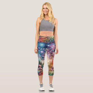 Leggings Capri Shroom Inky