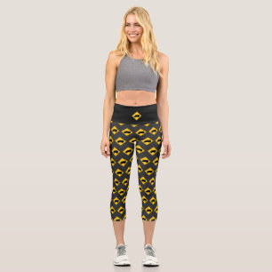 Leggings Capri Signal d'avertissement de camion routier