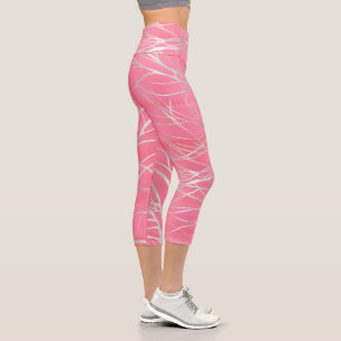 Leggings Capri Silhouette Silver Tree moderne Conception rose min