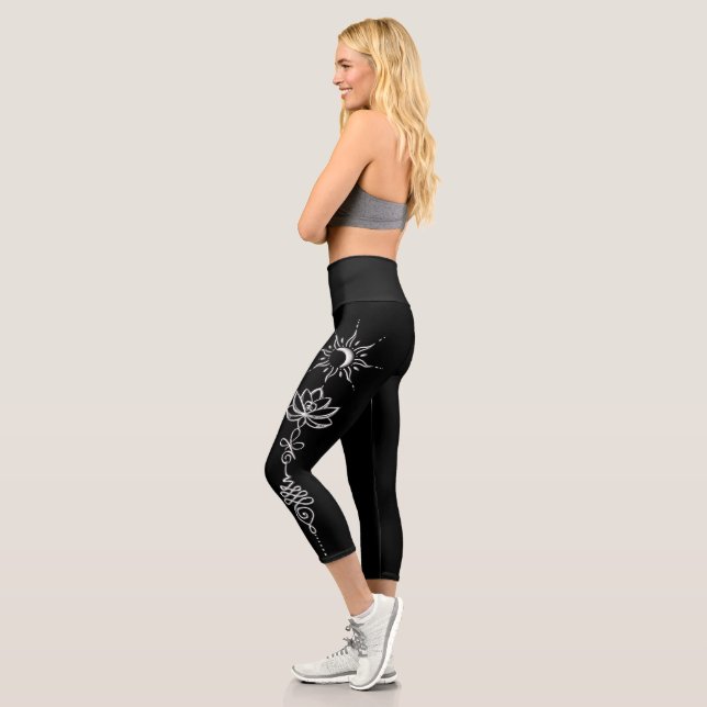 Leggings Capri Silver Unalome Group (Gauche)