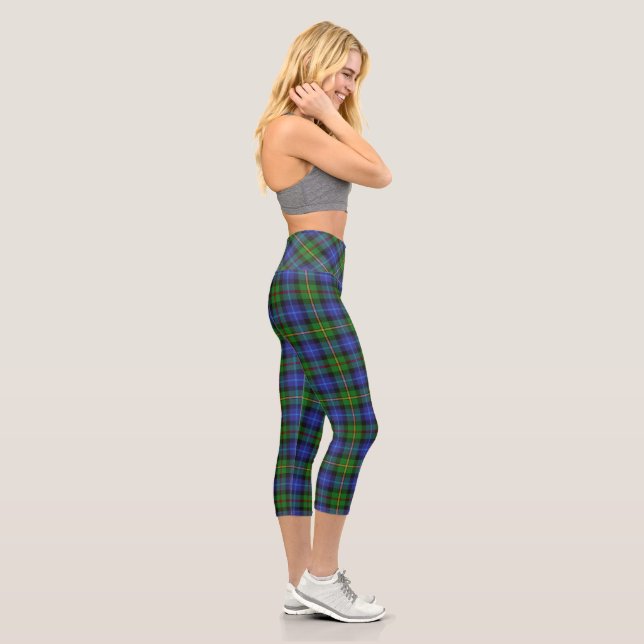 Leggings Capri Smith Clan Tartan Plaid Motif (Droite)