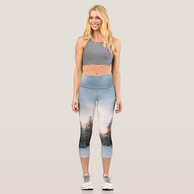 Leggings Capri Soleil derrière les épinettes (Recto)