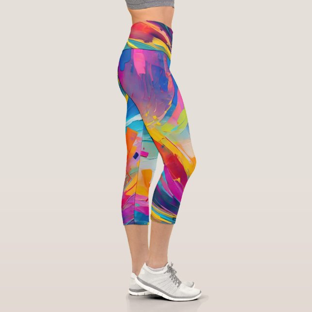 Leggings Capri Spectre dynamique (Droite)