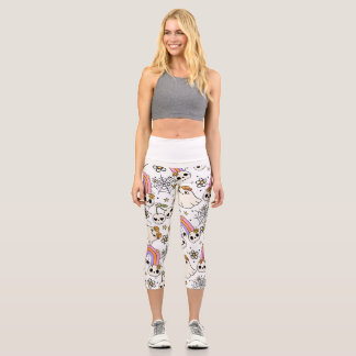 Leggings Capri Style : Capris haut taille