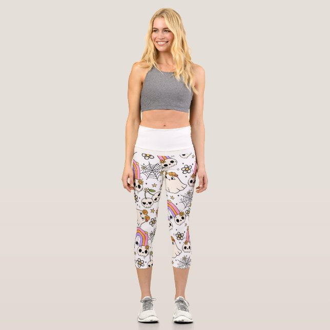 Leggings Capri Style : Capris haut taille (Recto)