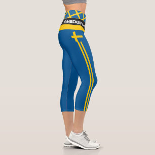 Leggings Capri Suède & Suède Drapeau mode, Fitness, Casquette s
