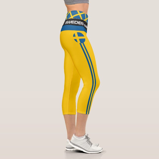 Leggings Capri Suède & Suède Drapeau mode, Fitness, Sports (Droite)