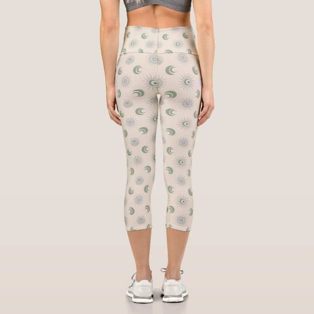 Leggings Capri Sun and Moon in Harmony! (Verso)