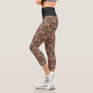 Leggings Capri Supergirl Mandala Graphic