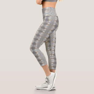Leggings Capri surfer argenté